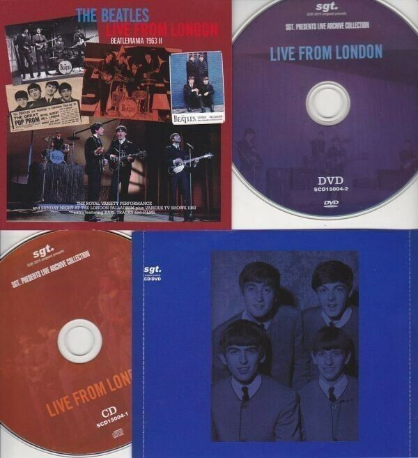 The Beatles Live From London 1963 1CD 1DVD Set 13 Tracks Music Rock Pops F/S
