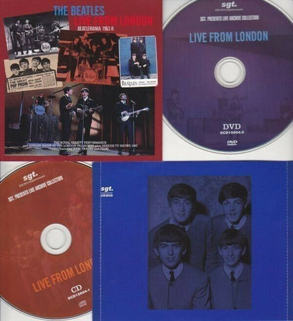 The Beatles Live From London 1963 1CD 1DVD Set 13 Tracks Music Rock Pops F/S