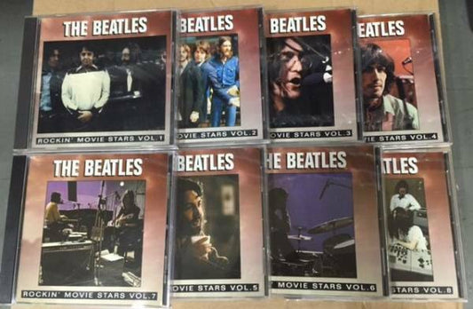 The Beatles Rockin' Movie Stars Vol 1-8 CD 8 Discs Set Music Rock Pops Japan F/S