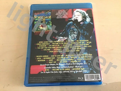 Guns N' Roses Rock In Rio 2017 Brazil Blu-ray 2 Discs Case Set  Music PRO shot