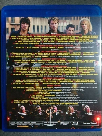 Bon Jovi The Circle Greatest Hits 2009-2011 Blu-ray 2BDR