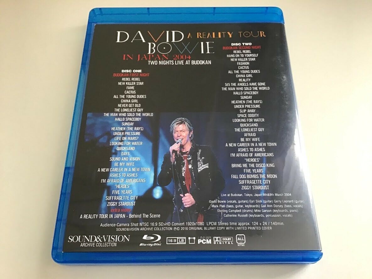 David Bowie Memorial Program Live Performances 9 Titles 11 Blu-Ray discs set
