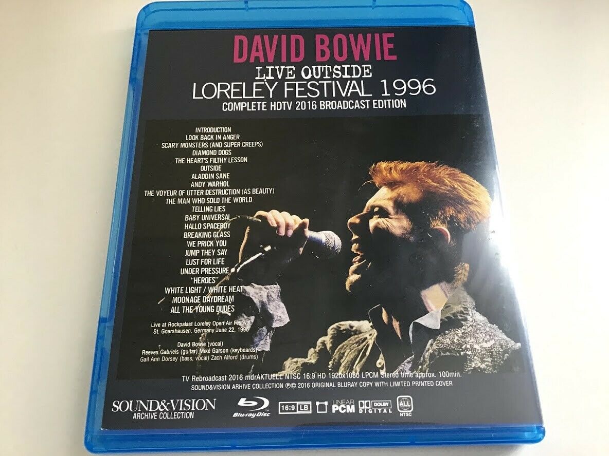 David Bowie Memorial Program Live Performances 9 Titles 11 Blu-Ray discs set