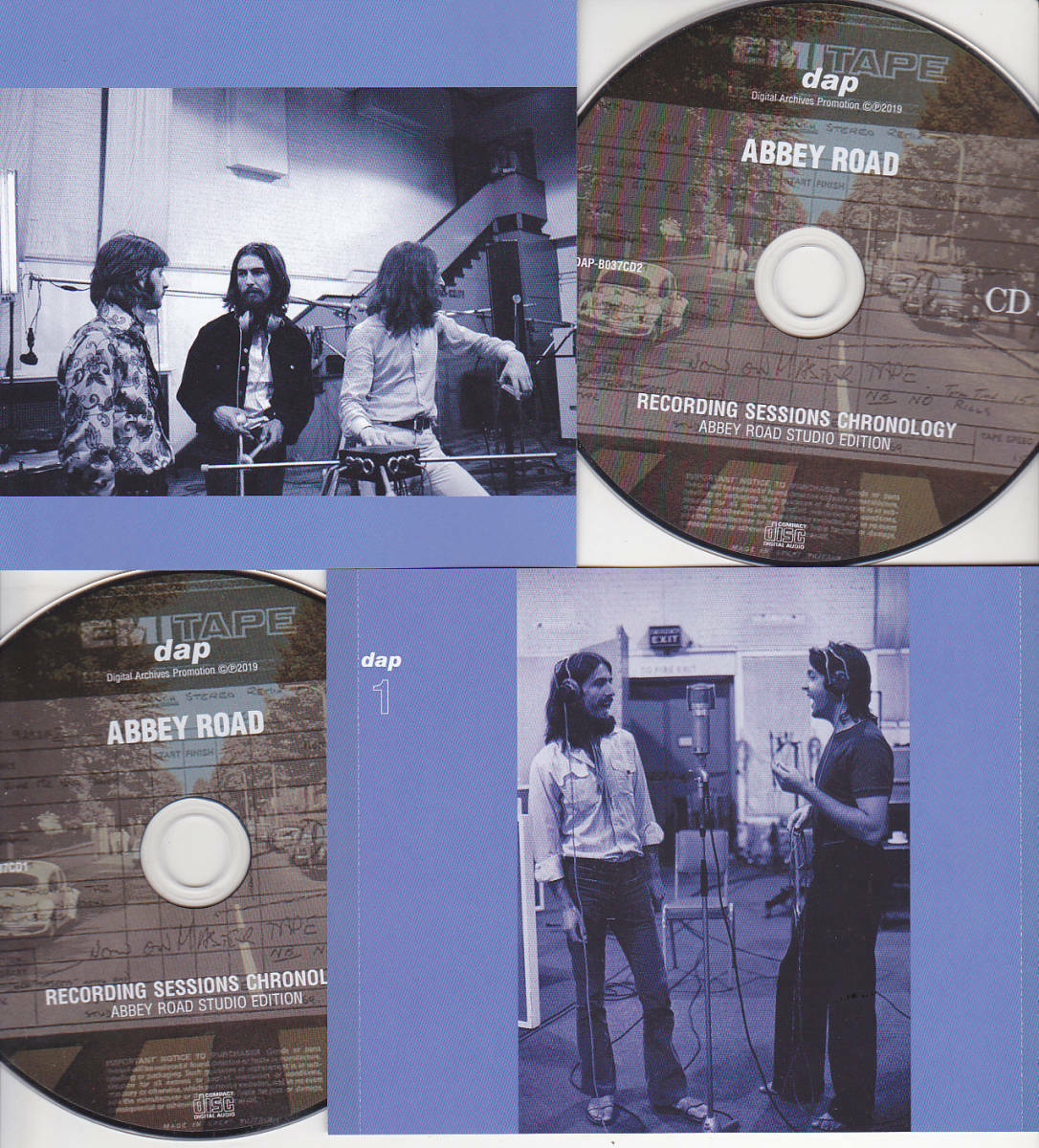 The Beatles Abbey Road Recording Sessions Chronology CD 6 Discs Set Music Rock