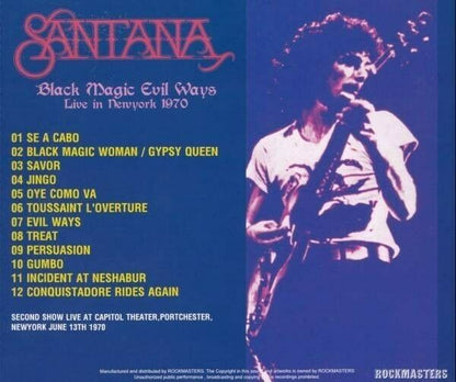 Santana Black Magic Evil Ways 1CD 1970 New York