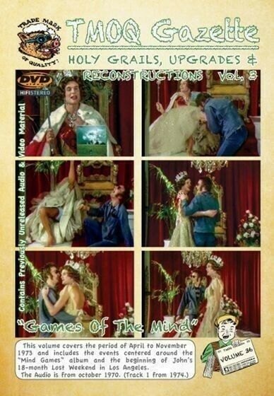 John Lennon Games of The Mind Holy Grails, Upgrades & Reconstructions Vol.3 HMC TMOQ Gazette 1CD 1DVD Booklet