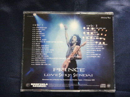 Prince Lovesexy Sendai 1989 2CD 33 Tracks Moonchild Records