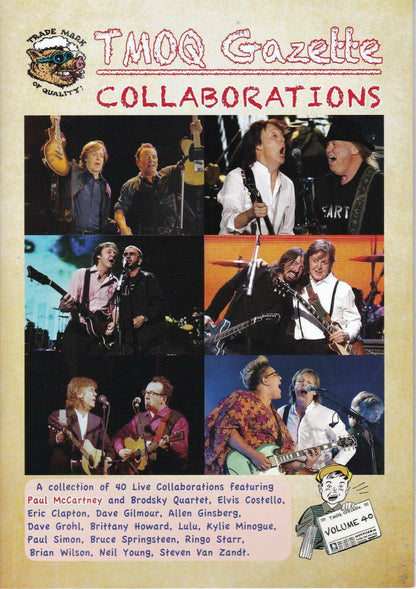 Paul McCartney Collaborations TMOQ Gazette Vol.40 HMC 2CD Booklet