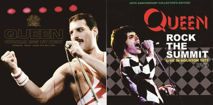 QUEEN ROCK THE SUMMIT HOUSTON 1977 BUDOKAN 1985 1ST NIGHT 2CD 1DVD Set Music F/S