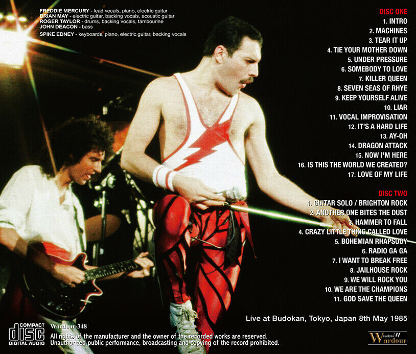 QUEEN ROCK THE SUMMIT HOUSTON 1977 BUDOKAN 1985 1ST NIGHT 2CD 1DVD Set Music F/S