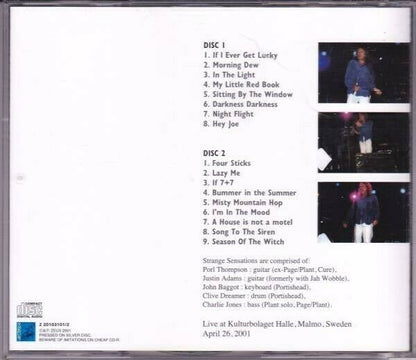 Robert Plant Strange Sensations Live In Sweden 2001 CD 2 Discs 17 Tracks Music