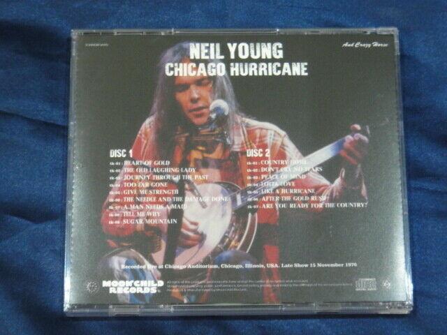 Neil Young Chicago Hurricane 1976 2CD Moonchild Records