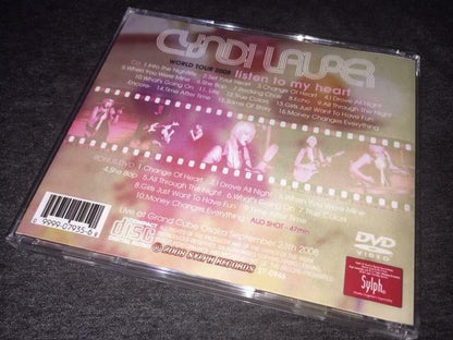 Cyndi Lauper Listen To The Heart 2018 Grand Cube Osaka 1CD 1DVD Set Music Rock