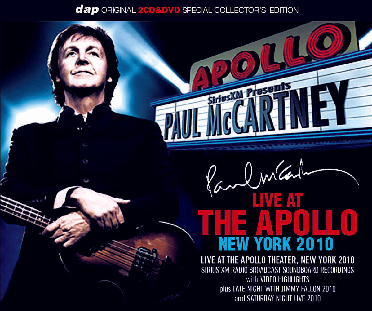 Paul McCartney Live At The Apollo New York 2010 2CD 1DVD Set Music Rock Pops F/S