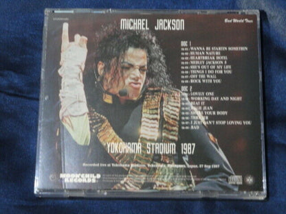 Michael Jackson Yokohama Stadium 1987 CD 2 Discs Set Bad World Tour Moonchild