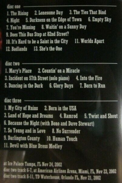 Bruce Springsteen And The E Street Band Twist Shout Rising And Dream 3CD Music