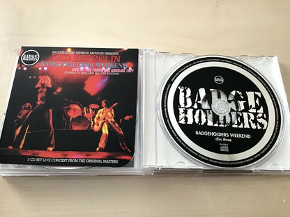 Led Zeppelin Badgeholders Weekend Los Angeles 1977 CD 3 Discs Case Set Rock F/S