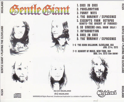 Gentle Giants Artistically Cryme Endless Life Prologue 8 CDs Set Music Japan F/S