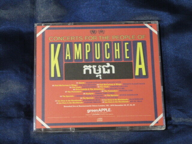 Various Artists Concert For The People Of Kampuchea Outtakes 1979 1CD 16 Tracks
