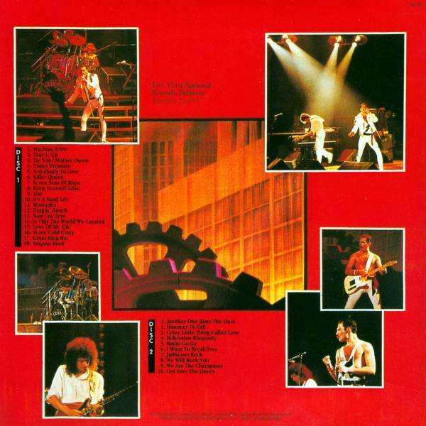 Queen Brussel 1984 September 20 Reprinted Paper Jacket Specification 2 CDs Set