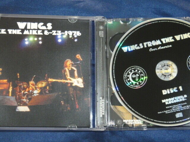 Paul McCartney Wings From The Wings B Cover 1976 CD 2 Discs Moonchild Records