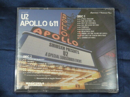 U2 / Apollo 611 Experience Innocence Tour 2CD Moonchild Records