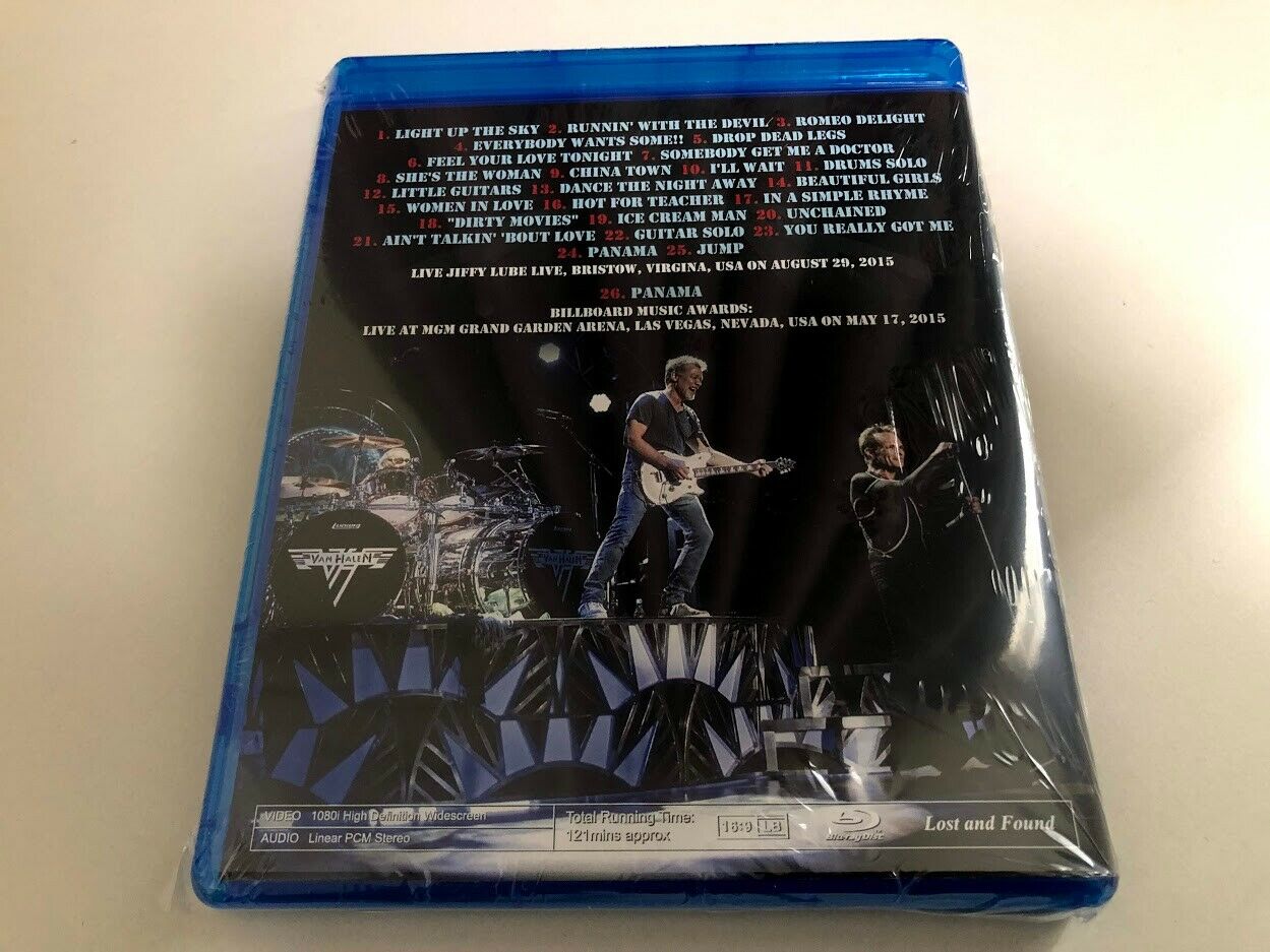 Van Halen Hot Virginia Night 2015 Blu-ray 1 Disc 26 Tracks Music Rock Japan
