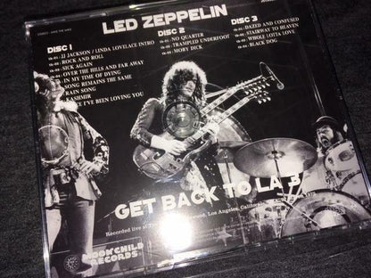 Led Zeppelin Get Back To LA 3 Moonchild Records 3CD