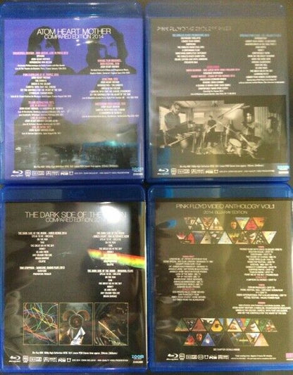 Pink Floyd Dark Side Of The Moon Atom Heart Mother Endless River Blu-ray 5 Discs