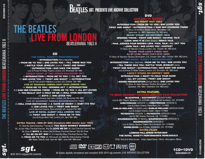 The Beatles Live From London 1963 1CD 1DVD Set 13 Tracks Music Rock Pops F/S
