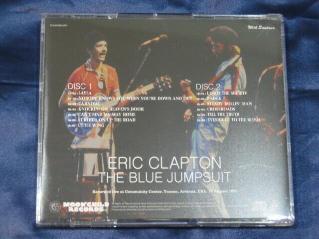 Eric Clapton The Blue Jumpsuit 2CD 13 Tracks Moonchild Records