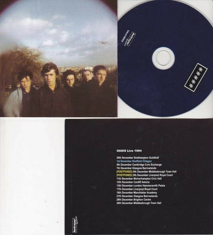 Oasis Zigzagging Up And Down 1994 Sheffield UK CD 1 Disc 16 Tracks Music Rock