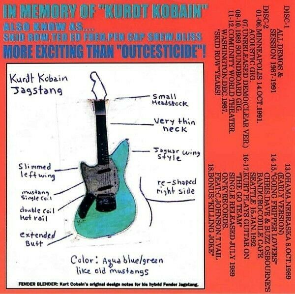 Nirvana / In Memory Of Kurdt Kobain (2CD) 38 Tracks