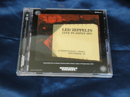 Led Zeppelin Live In Japan 1971 OG Record CD 2 Discs 10 Tracks Hard Rock Music