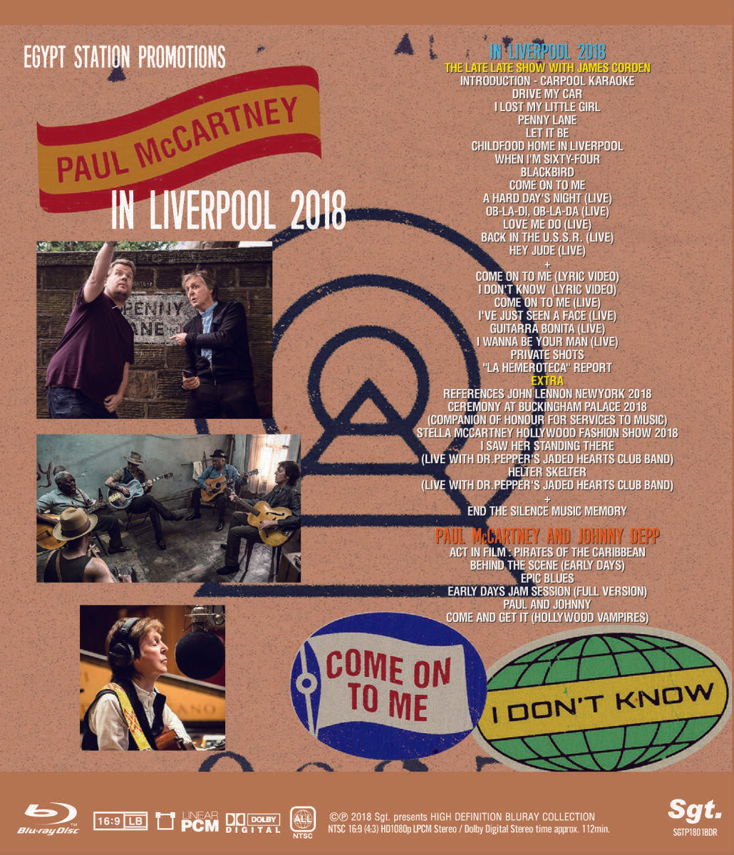 Paul McCartney Egypt Station 2018 Live From Abbey Road NYC Blu-ray 4 Discs F/S