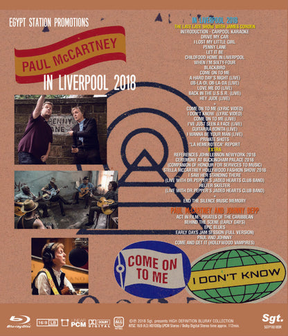 Paul McCartney Egypt Station 2018 Live From Abbey Road NYC Blu-ray 4 Discs F/S