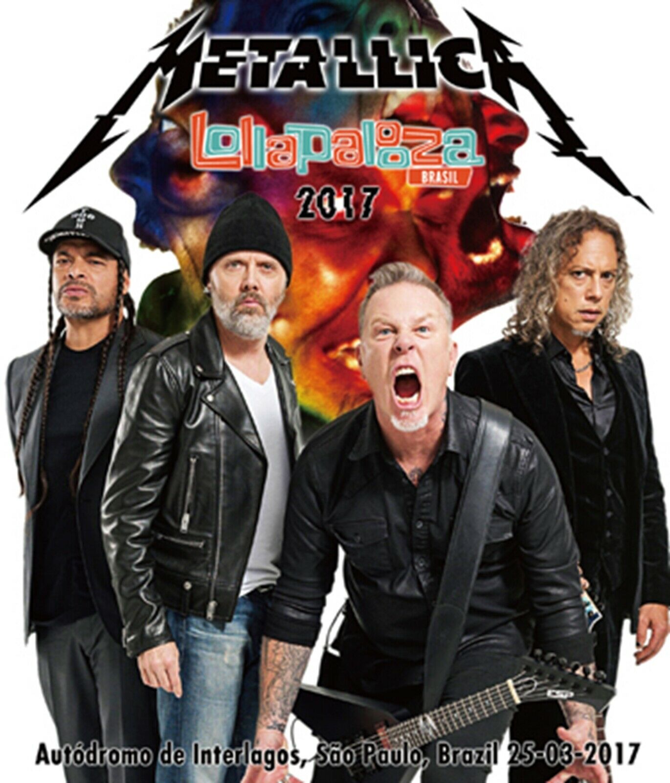 Metallica Lollapalooza Brazil 2017 Blu-ray 24 Tracks PRO shot 1BDR