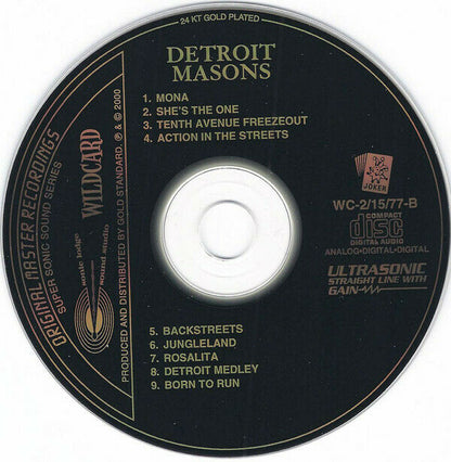 Bruce Springsteen And The E Street Band Masonic Temple 1977 CD 2 Discs 15 Tracks