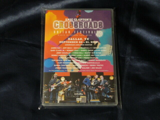 Eric Clapton Crossroads Guitar Festival 2019 DVD 1 Disc Mid Valley Music Rock