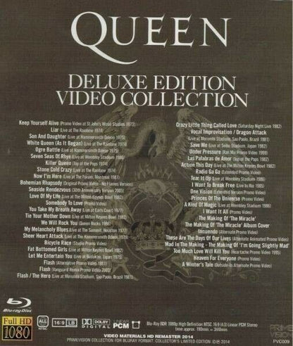Queen Deluxe Edition Video Collection Blu-ray 1 Disc Hyper Vision Music Rock F/S