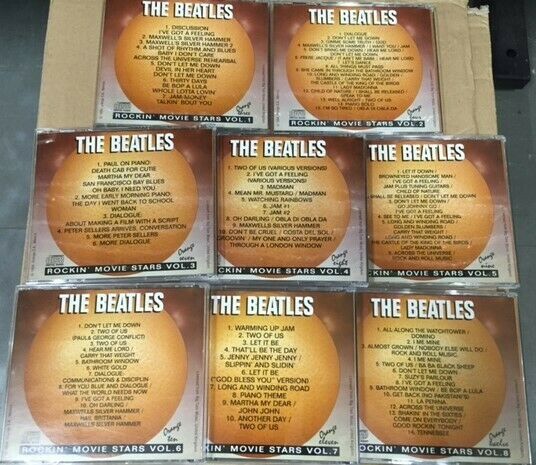 The Beatles Rockin' Movie Stars Vol 1-8 CD 8 Discs Set Music Rock Pops Japan F/S