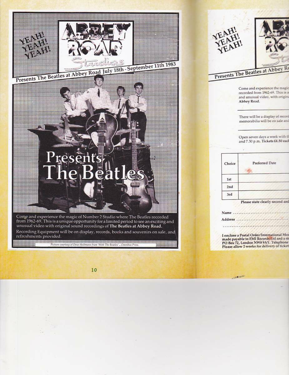 The Beatles At Abbey Road 1983 TMOQ Gazette 1CD 1DVD 61 Tacks HMC