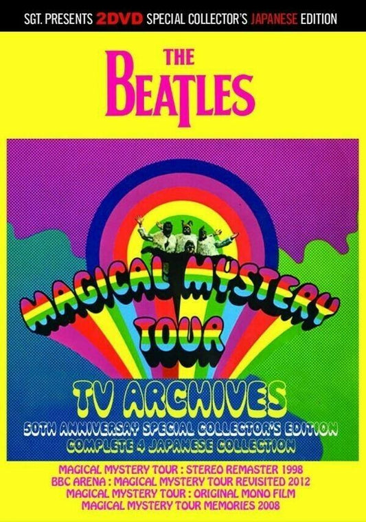 The Beatles Magical Mystery Tour TV Archives DVD 2 Discs Case Set SGT. Presents