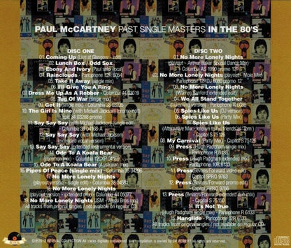 Paul McCartney Past Single Masters 1970 & 1980 CD 4 Discs Case Set F/S Tracking