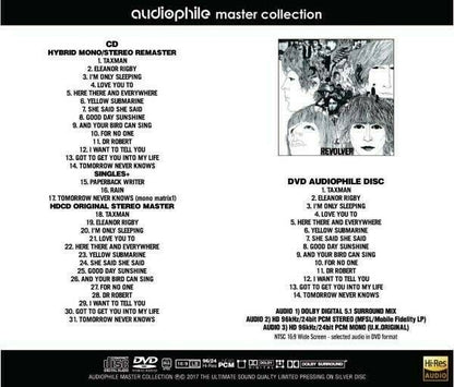 The Beatles Revolver 2017 Audiophile Master Collection 1CD 1DVD Case Set Music