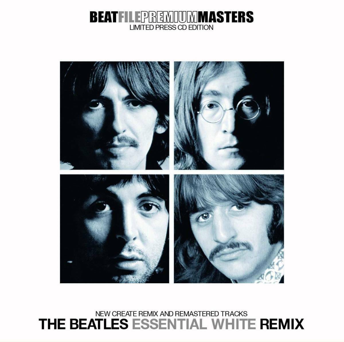 The Beatles Essential White Remix 2018 Beatfile Premium Masters CD 1 Disc Music