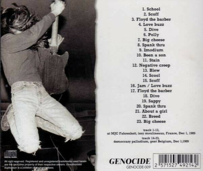 Nirvana Krist Jamming 1989 France Belgium 1CD 23 Tracks