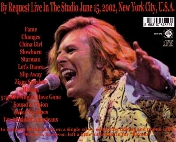 David Bowie Her Androgynous Majesty Requests & Requires CD 1 Disc 13 Tracks