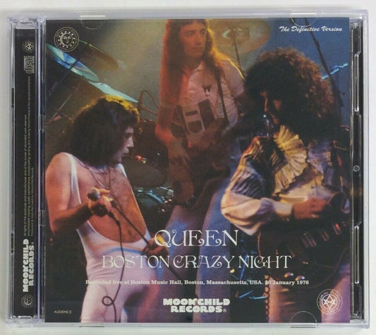 Queen Boston Crazy Night 1976 Definitive Version 2CD Moonchild Records