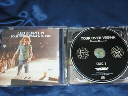 Led Zeppelin Tour Over Vienna CD 2 Discs 15 Tracks Moonchild Records Music Rock